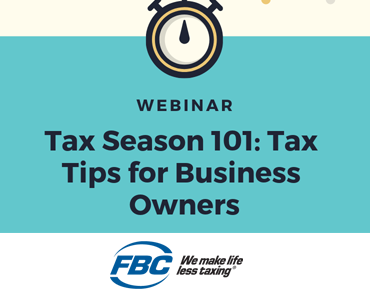Webinar: Tax Tips for Business Owners