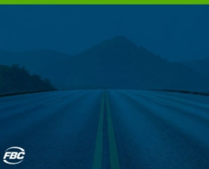 Image of Highway and Mountains with FBC Logo